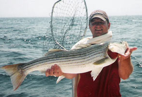 Tale Chaser guest shows off his catch of the day